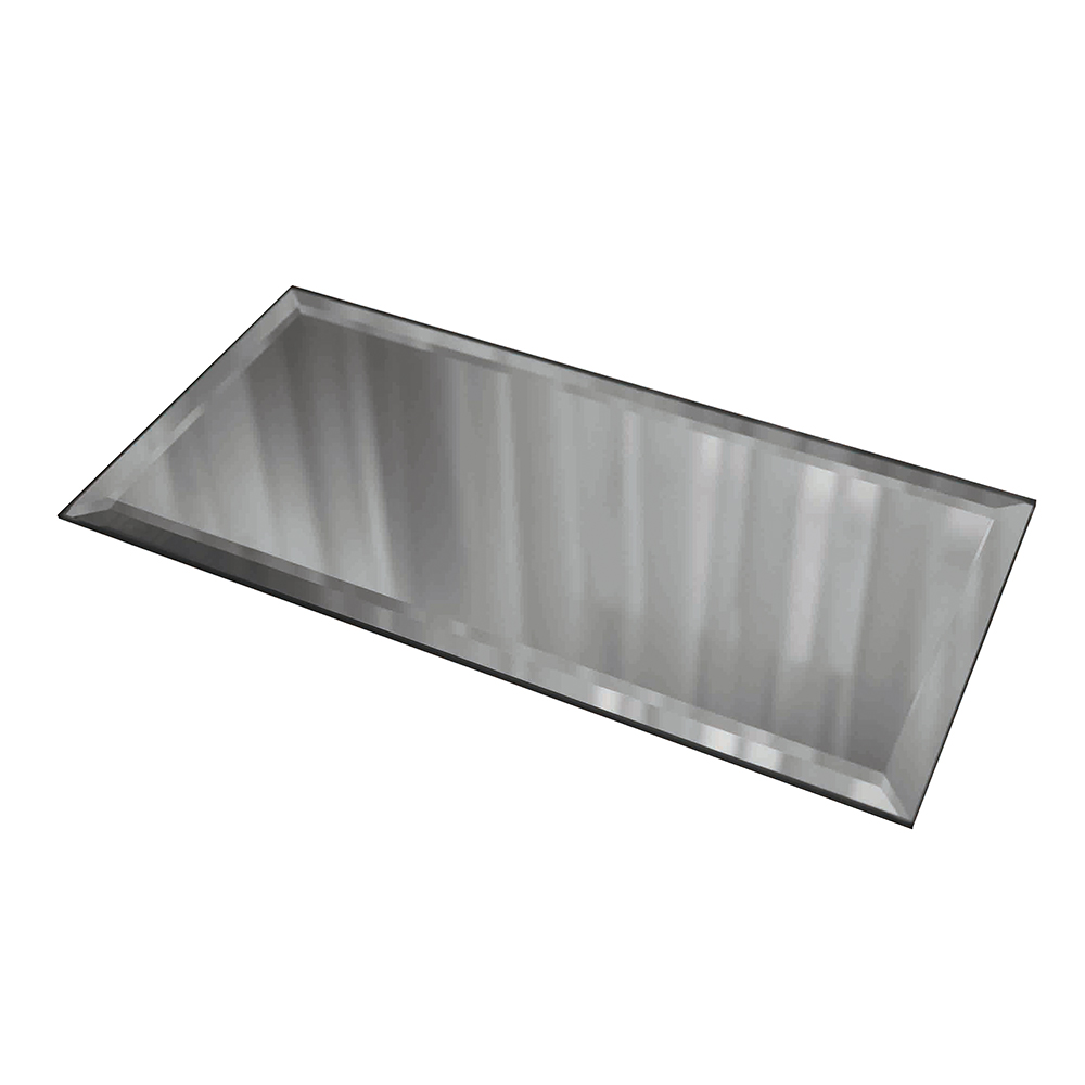 Плитка зеркальная прямоугольная 200х100х4 мм Дом стекольных технологий серебряная