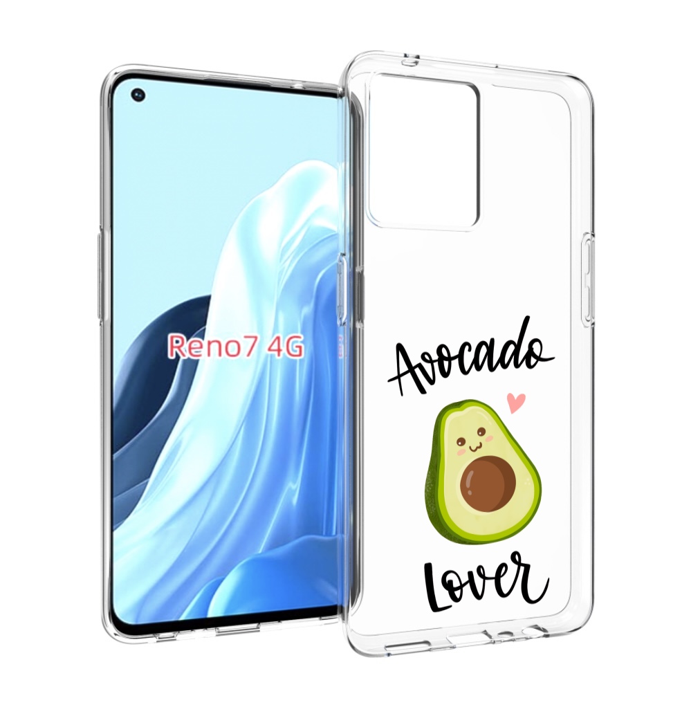 

Чехол MyPads Авокадо-любовь для OPPO RENO 7 4G, Прозрачный, Tocco