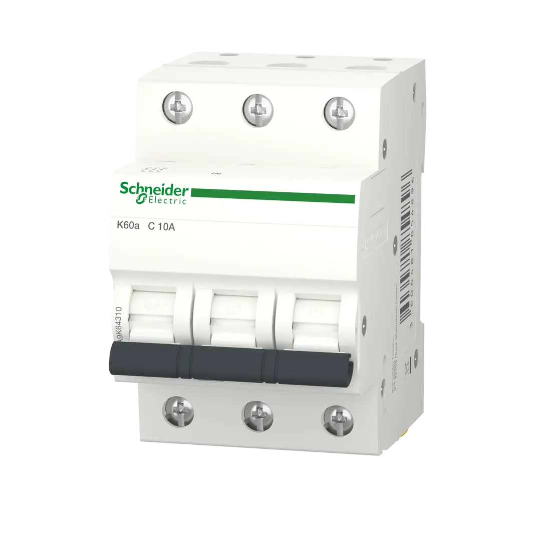 

Автоматический выключатель Schneider Electric Acti9 3P C10 А 4.5 кА