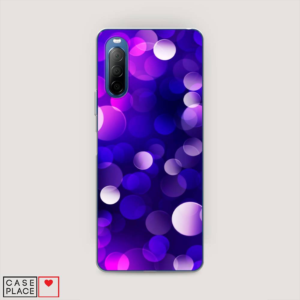 

Чехол на Sony Xperia 10 II "Абстракция 27", Фиолетовый, 54650-3