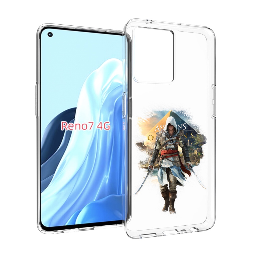 

Чехол MyPads Ассасин для OPPO RENO 7 4G, Прозрачный, Tocco