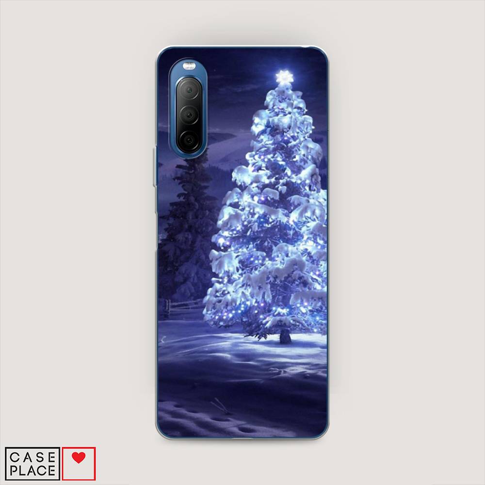 

Чехол на Sony Xperia 10 II "Зима 4", Синий;черный;белый, 54650-2