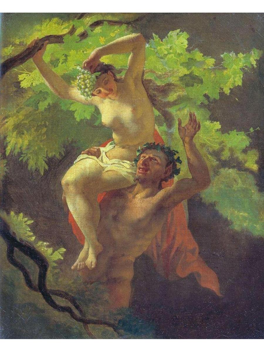

Постер DRABS A2 Скотти Михаил Иванович Сатир и вакханка