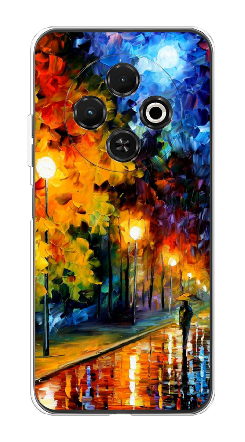 

Чехол на Tecno Spark 30C "Безлюдная улочка", Оранжевый;желтый;синий, 309250-1