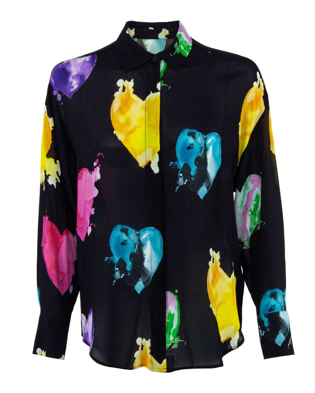 

Блуза женская MSGM 3241MDE18 черная 44 IT, 3241MDE18