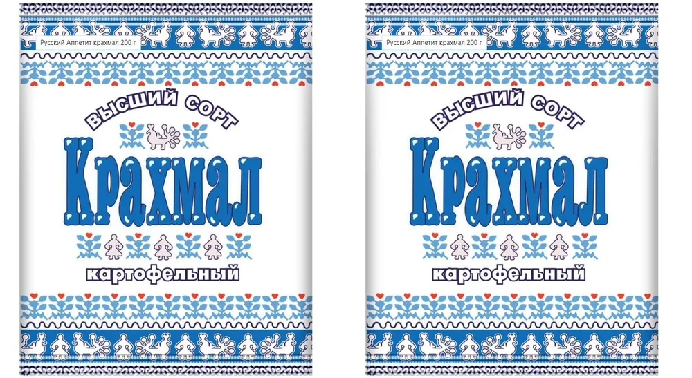 

Крахмал картофельный Русский Аппетит, 200 г х 2 шт, картофельный
