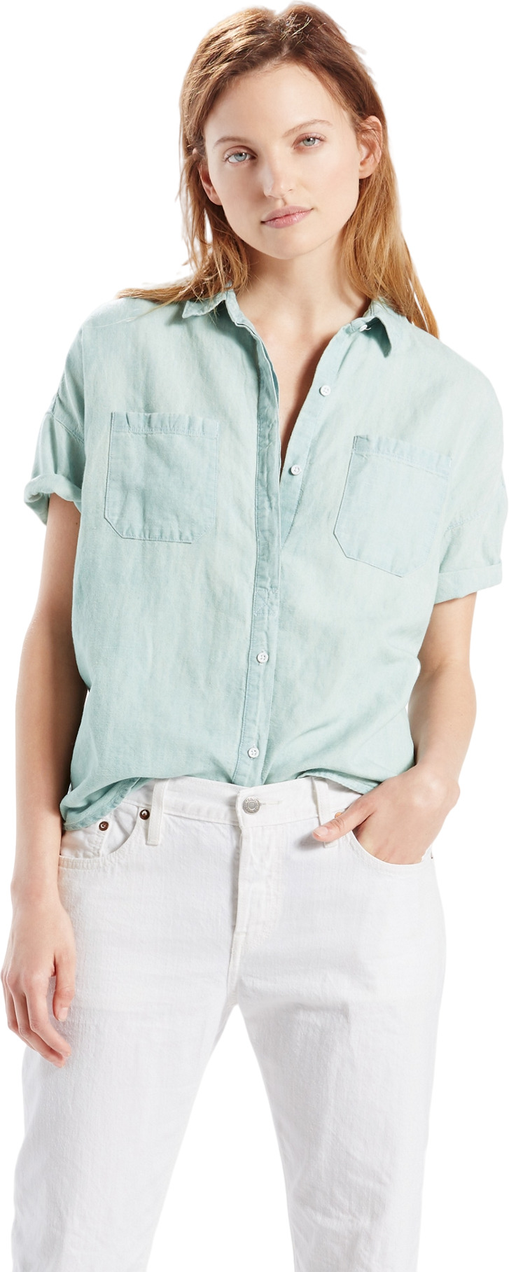 

Рубашка женская Levi's 22798 голубая XS, Голубой, 22798