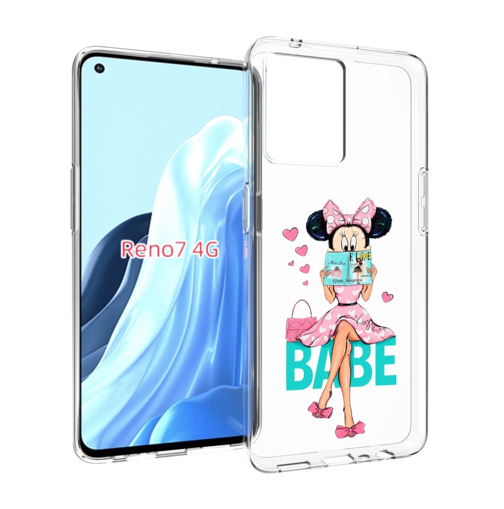 

Чехол MyPads Бейби-микки для OPPO RENO 7 4G, Прозрачный, Tocco