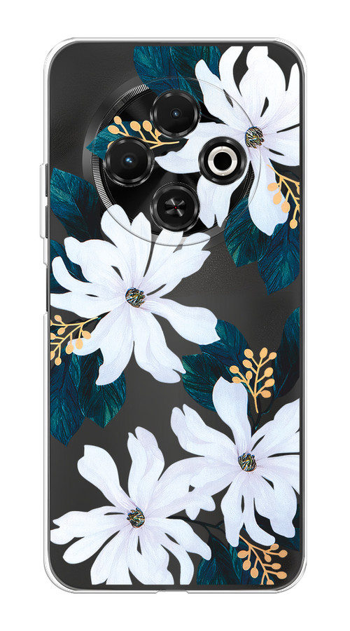 

Чехол на Tecno Spark 30C "Delilah Flower", Зеленый;белый, 309250-1