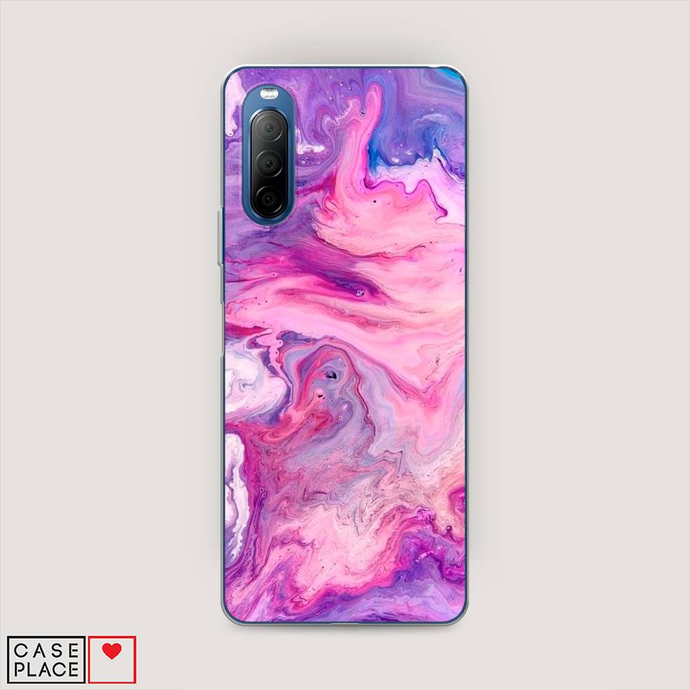 

Чехол на Sony Xperia 10 II "Нежно-розовая абстракция", Розовый, 54650-3
