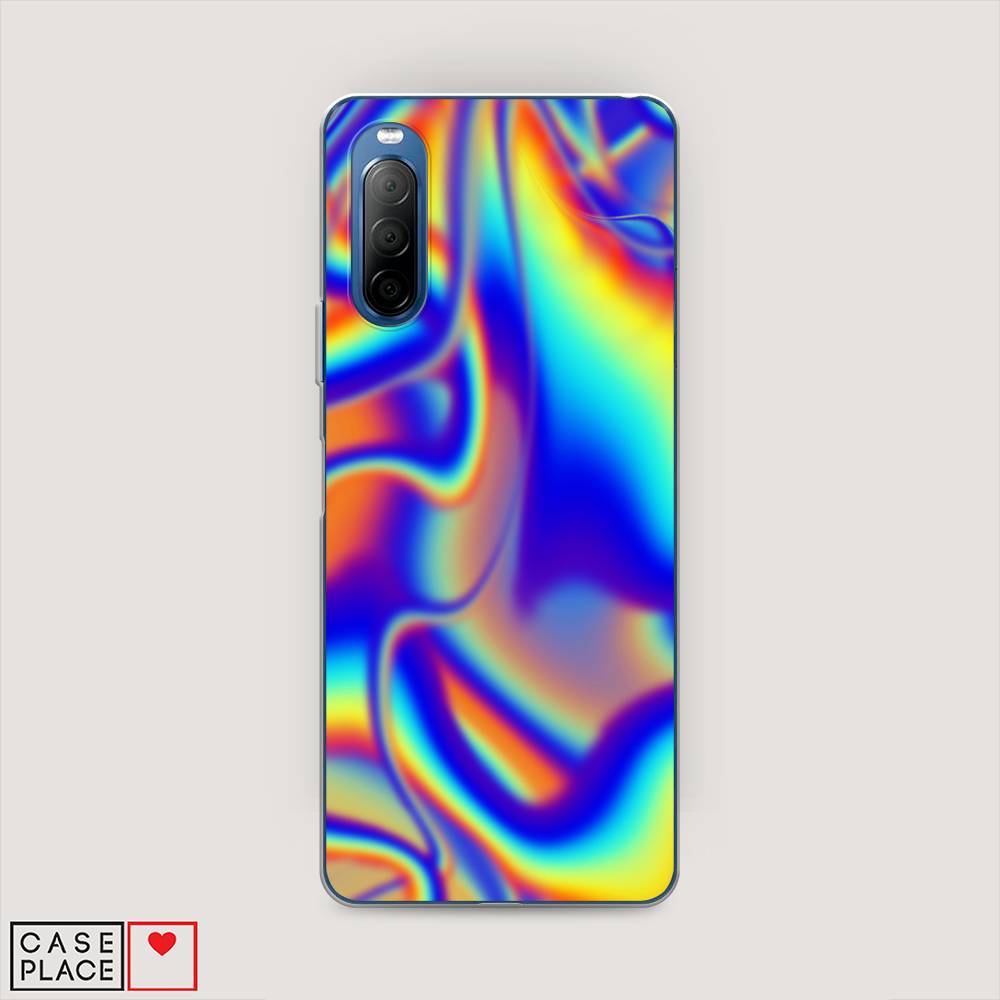 

Чехол на Sony Xperia 10 II "Яркая голограмма", Разноцветный, 54650-3