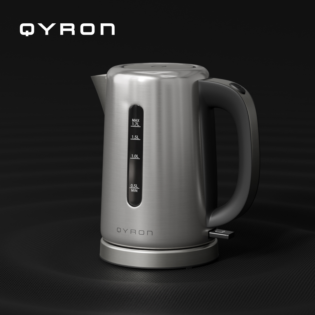 

Чайник электрический QYRON KS601 1.7 л серебристый, KS601