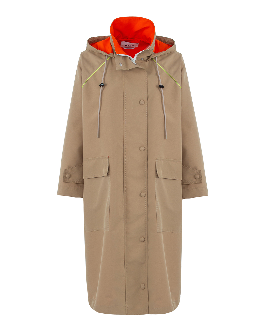 

Плащ женский MSGM 3241MDH08X бежевый 38 IT, 3241MDH08X