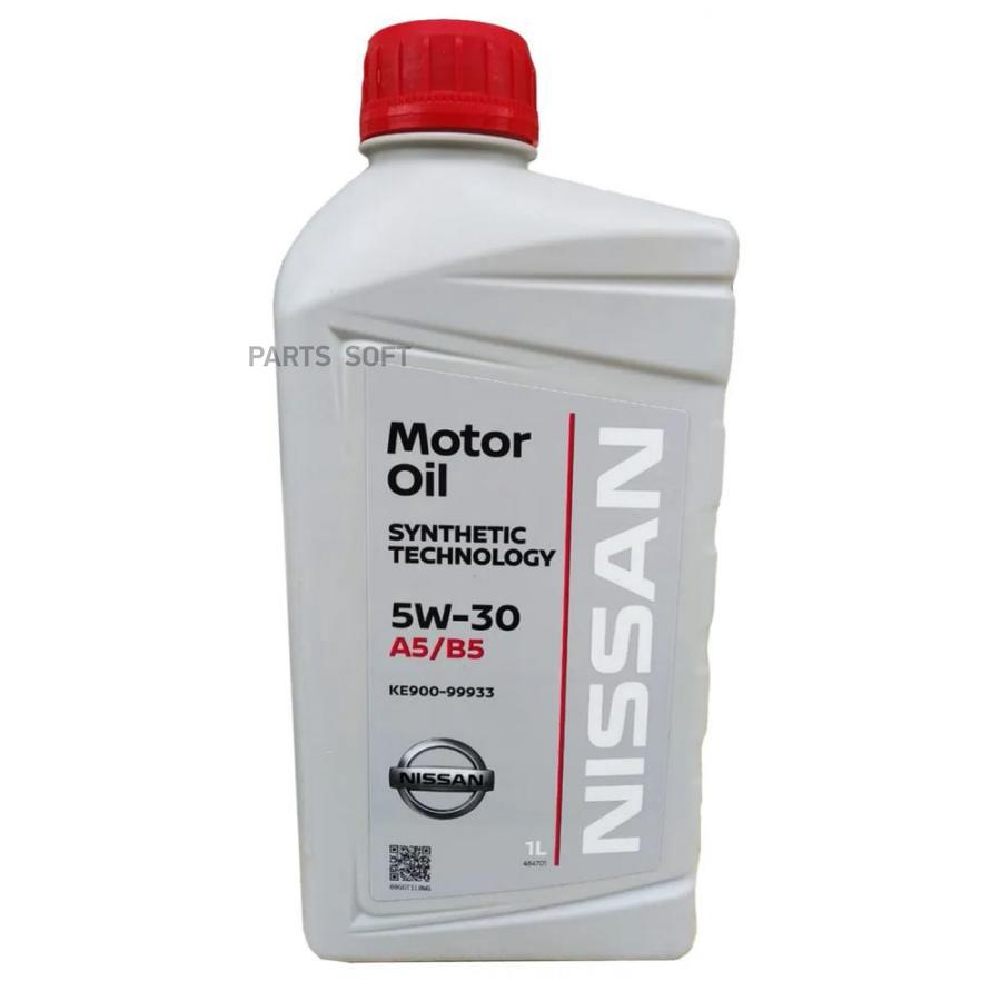 

Моторное масло Nissan синтетическое 5W30 1л