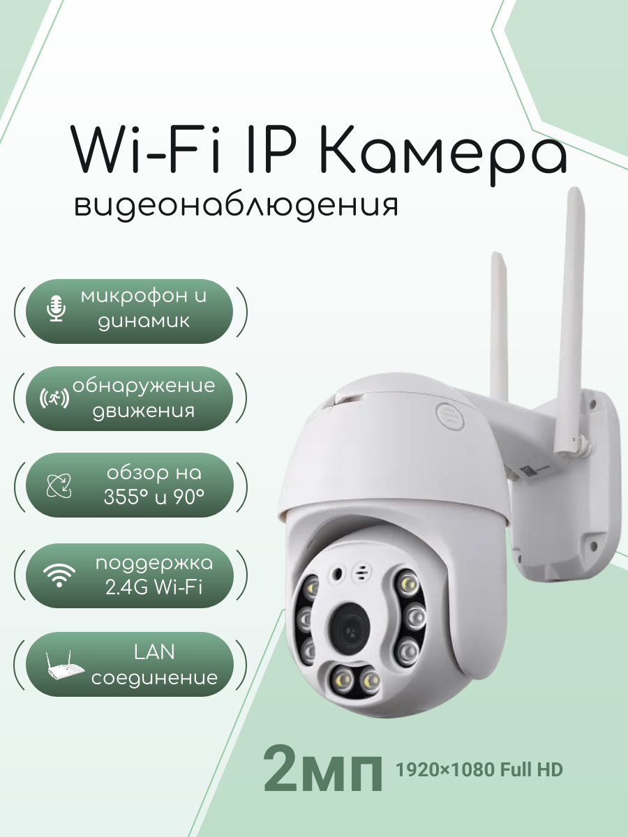 Камера видеонаблюдения Run Energy 1211 беспроводная с wi-fi модулем