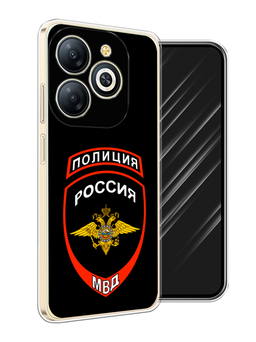 

Чехол Awog на Infinix Smart 8 Plus "Полиция шеврон", Черный;красный;белый, 3105550-1