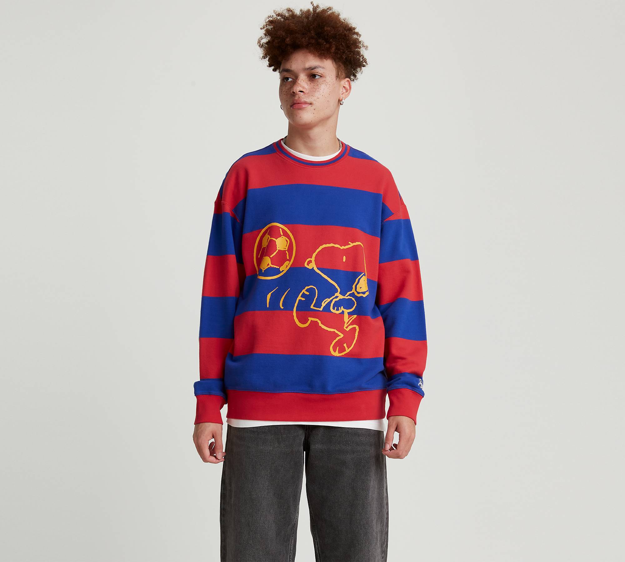 

Свитшот мужской Levi's 23894I синий S, 23894I