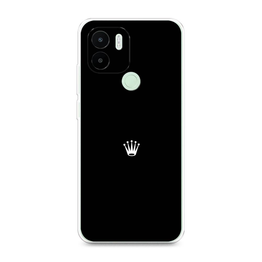 

Чехол Awog на Redmi A1 Plus / Редми A1 Плюс "Белая корона на черном фоне", Черный