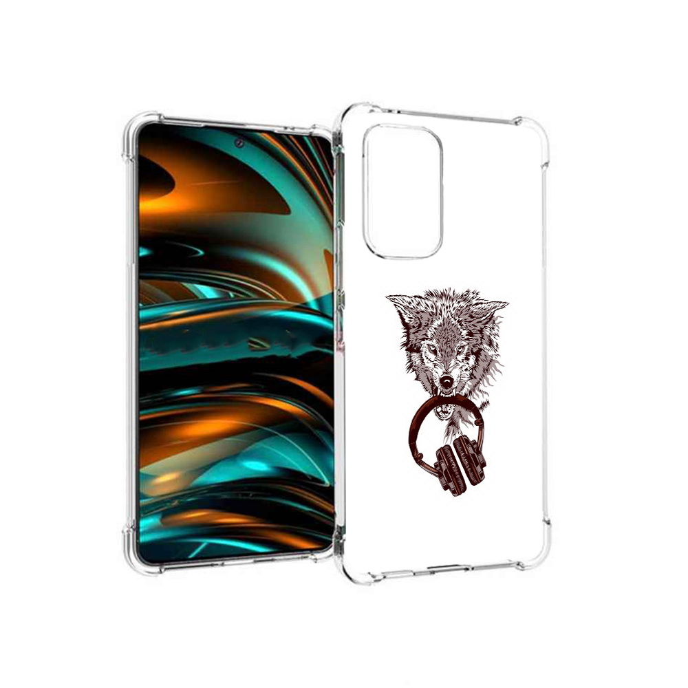

Чехол MyPads Tocco для Samsung Galaxy A53 5G дикий волк (PT226911.521.325), Прозрачный, Tocco