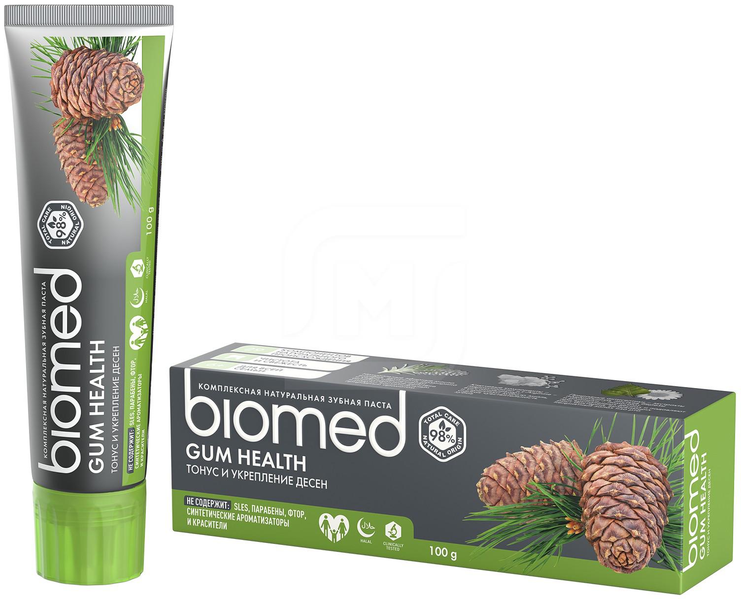 фото Зубная паста biomed gum health тонус и укрепление десен 100 г