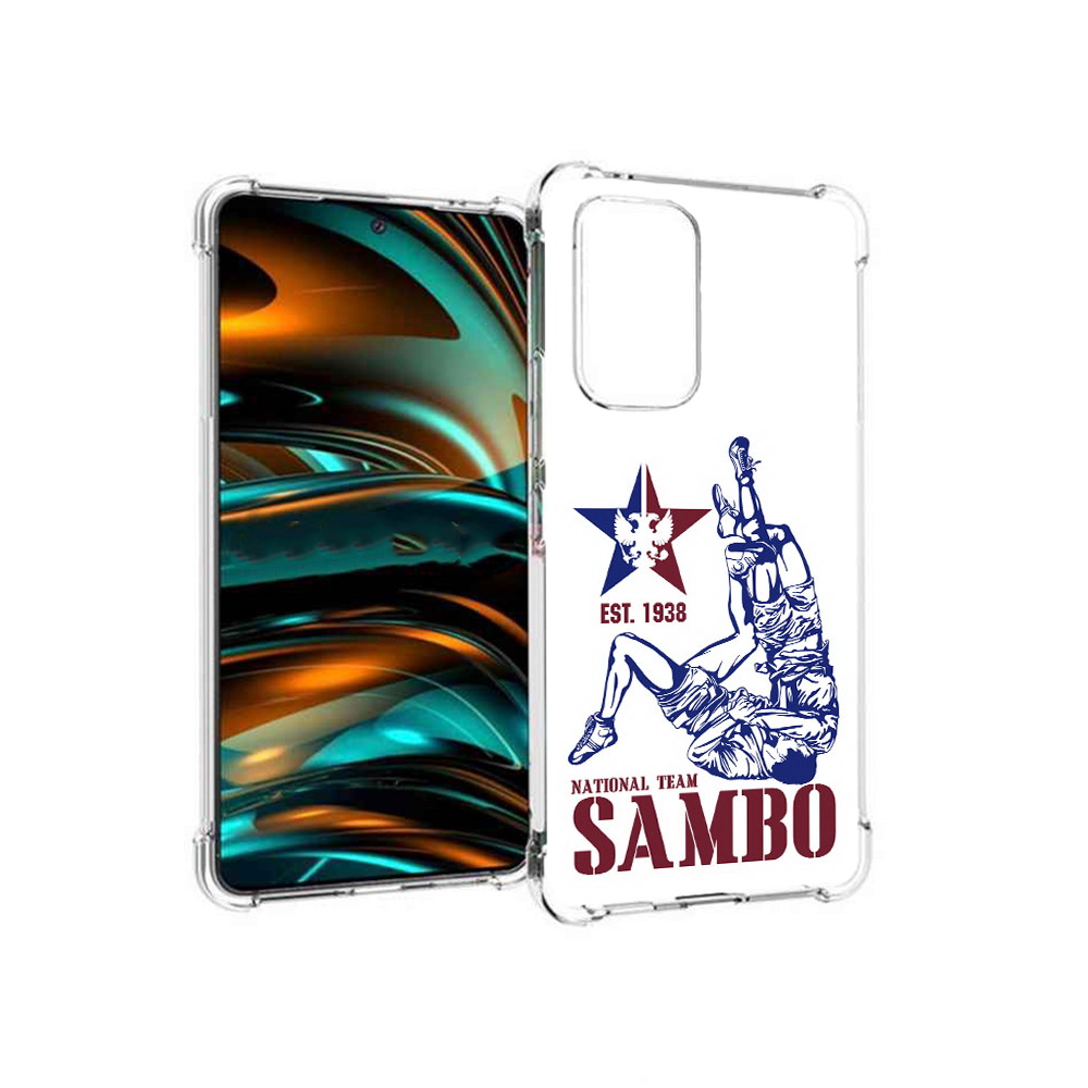 

Чехол MyPads Tocco для Samsung Galaxy A53 5G единоборства самбо (PT226911.521.344), Прозрачный, Tocco