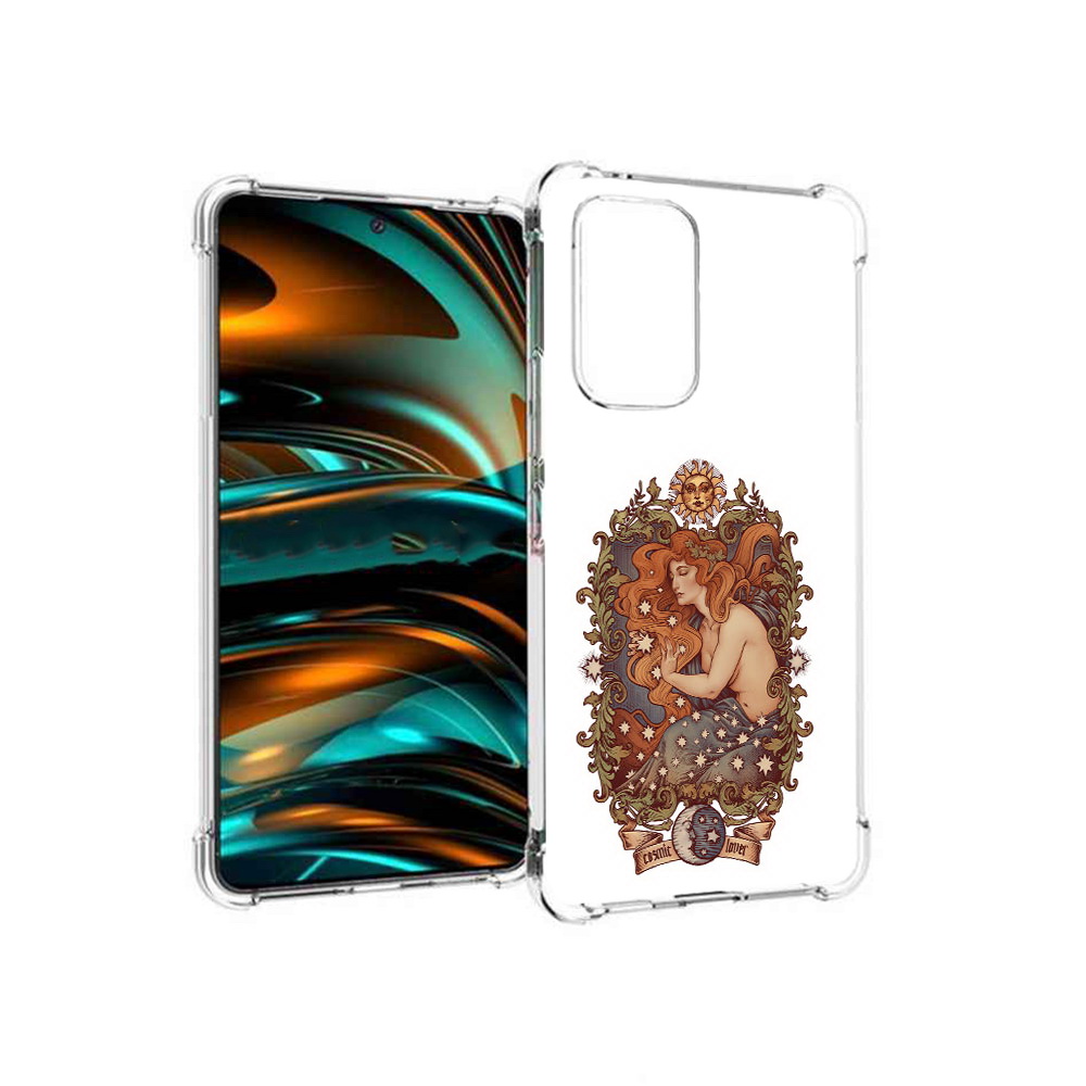 

Чехол MyPads Tocco для Samsung Galaxy A53 5G звездная девушка абстракция, Прозрачный, Tocco