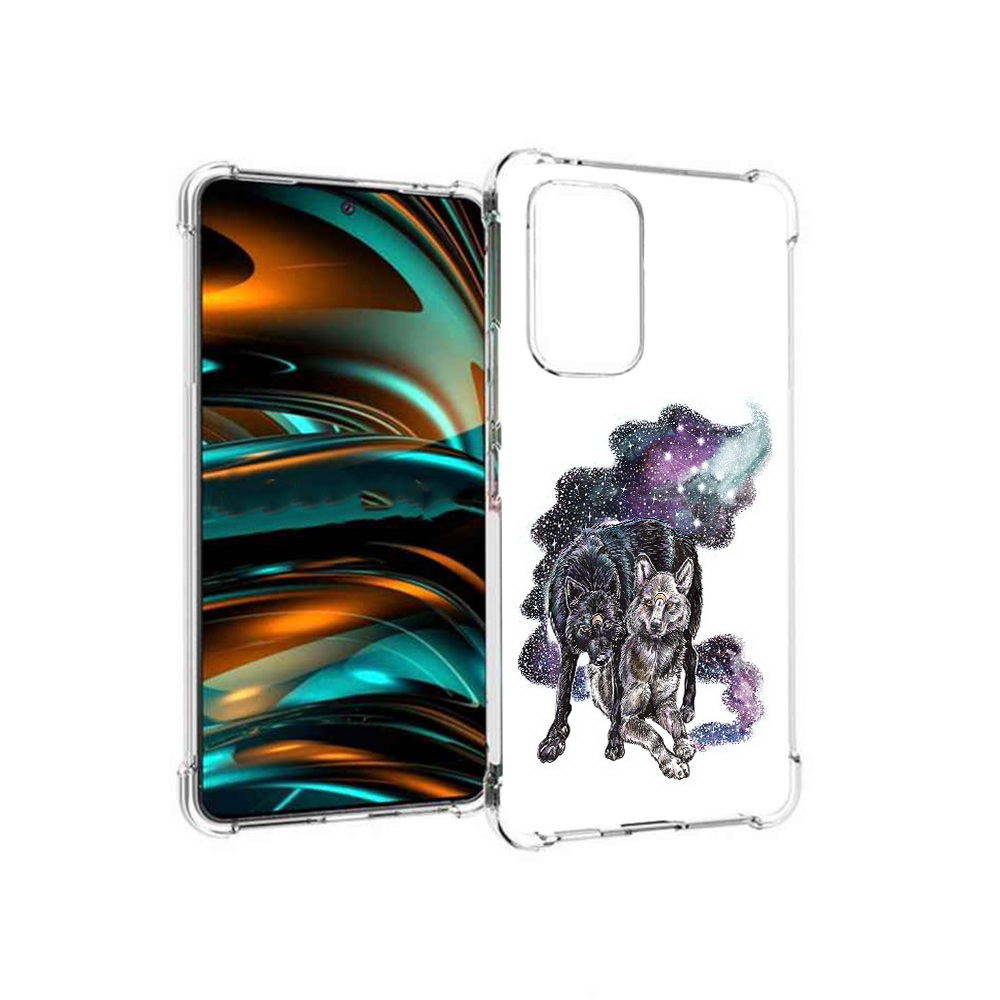 

Чехол MyPads Tocco для Samsung Galaxy A53 5G звездные волки (PT226911.521.352), Прозрачный, Tocco