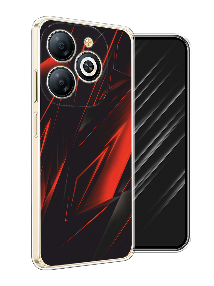 

Чехол Awog на Infinix Smart 8 Plus "Игровой фон", Бордовый;красный;черный, 3105550-1