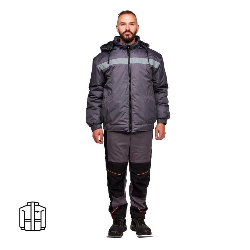 

Куртка рабочая NoBrand 1413914-K серый 48-50, 182-188
