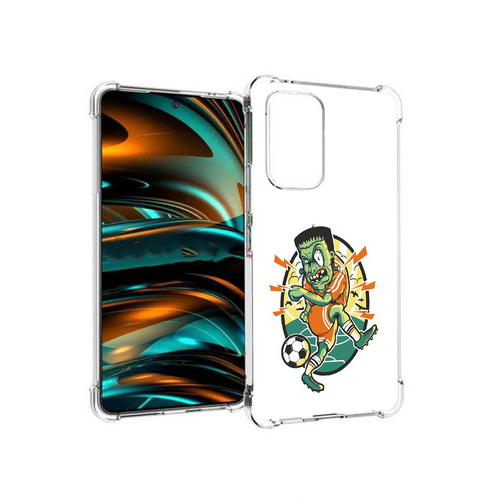 

Чехол MyPads Tocco для Samsung Galaxy A53 5G зомби футболист (PT226911.521.368), Прозрачный, Tocco