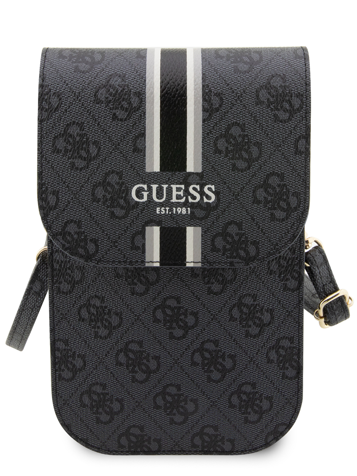 

Сумка для телефона Guess Wallet Bag 4G Stripes для смартфона черный, Wallet Bag 4G Stripes