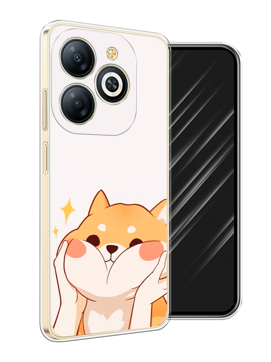 

Чехол Awog на Infinix Smart 8 Plus "Сладкий песик", Оранжевый, 3105550-1