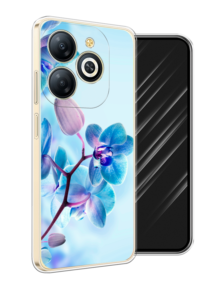 

Чехол Awog на Infinix Smart 8 Plus "Голубая орхидея", Голубой;синий;фиолетовый, 3105550-1