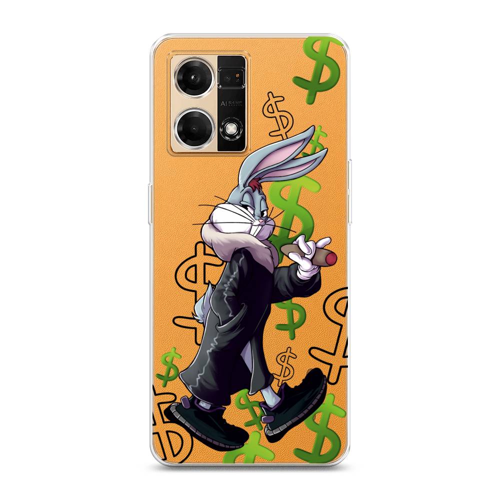 

Чехол на Oppo Reno 7 4G "Rich Bugs Bunny", Зеленый;черный;голубой, 2511250-6