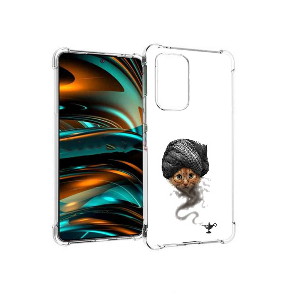 

Чехол MyPads Tocco для Samsung Galaxy A53 5G кот джин (PT226911.521.398), Прозрачный, Tocco