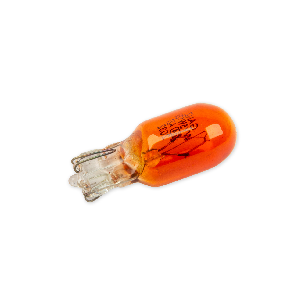 Лампа WY5W 12v5w (W2.1x9.5d) amber BOX (10 шт.)