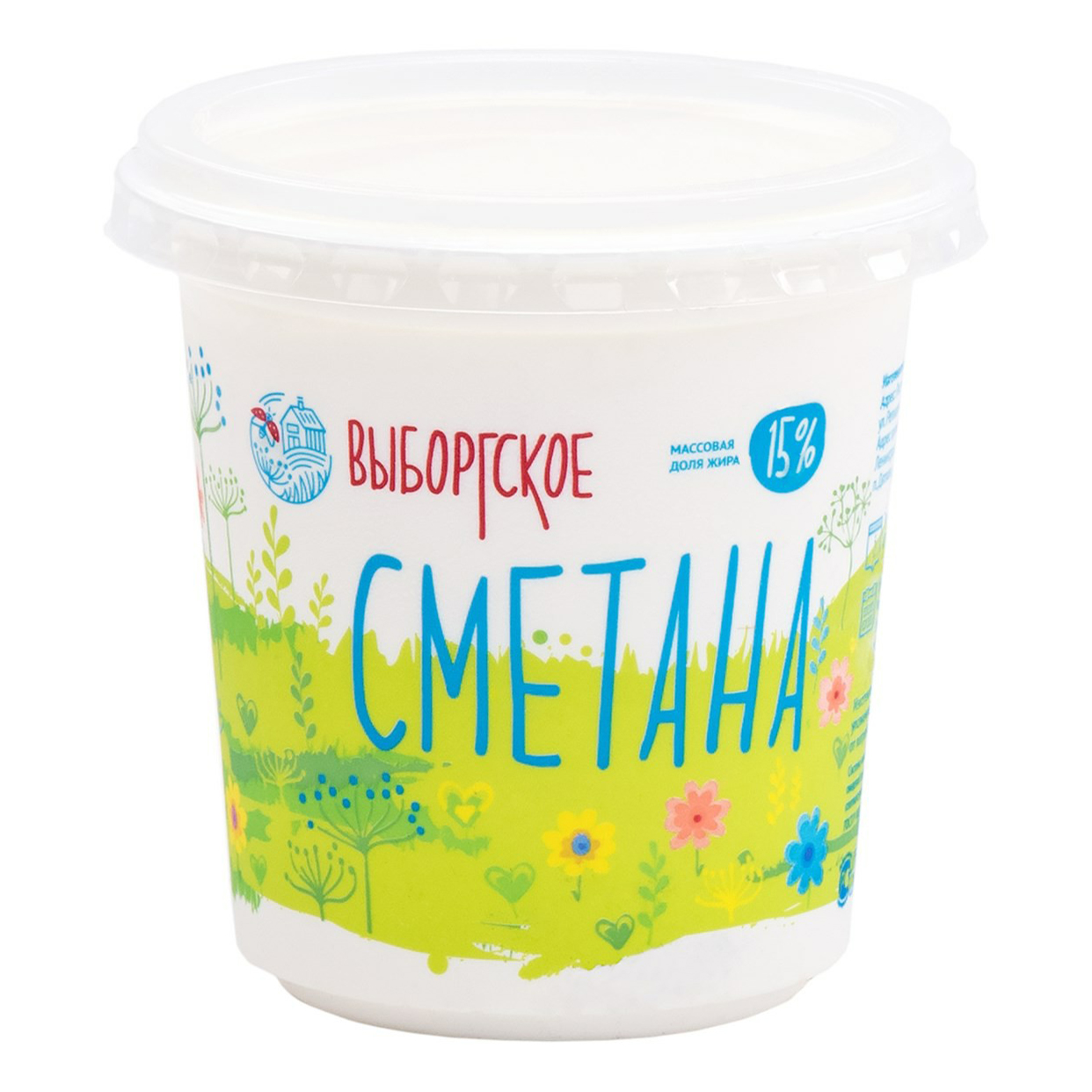 

Сметана Выборгское 15% БЗМЖ 200 г