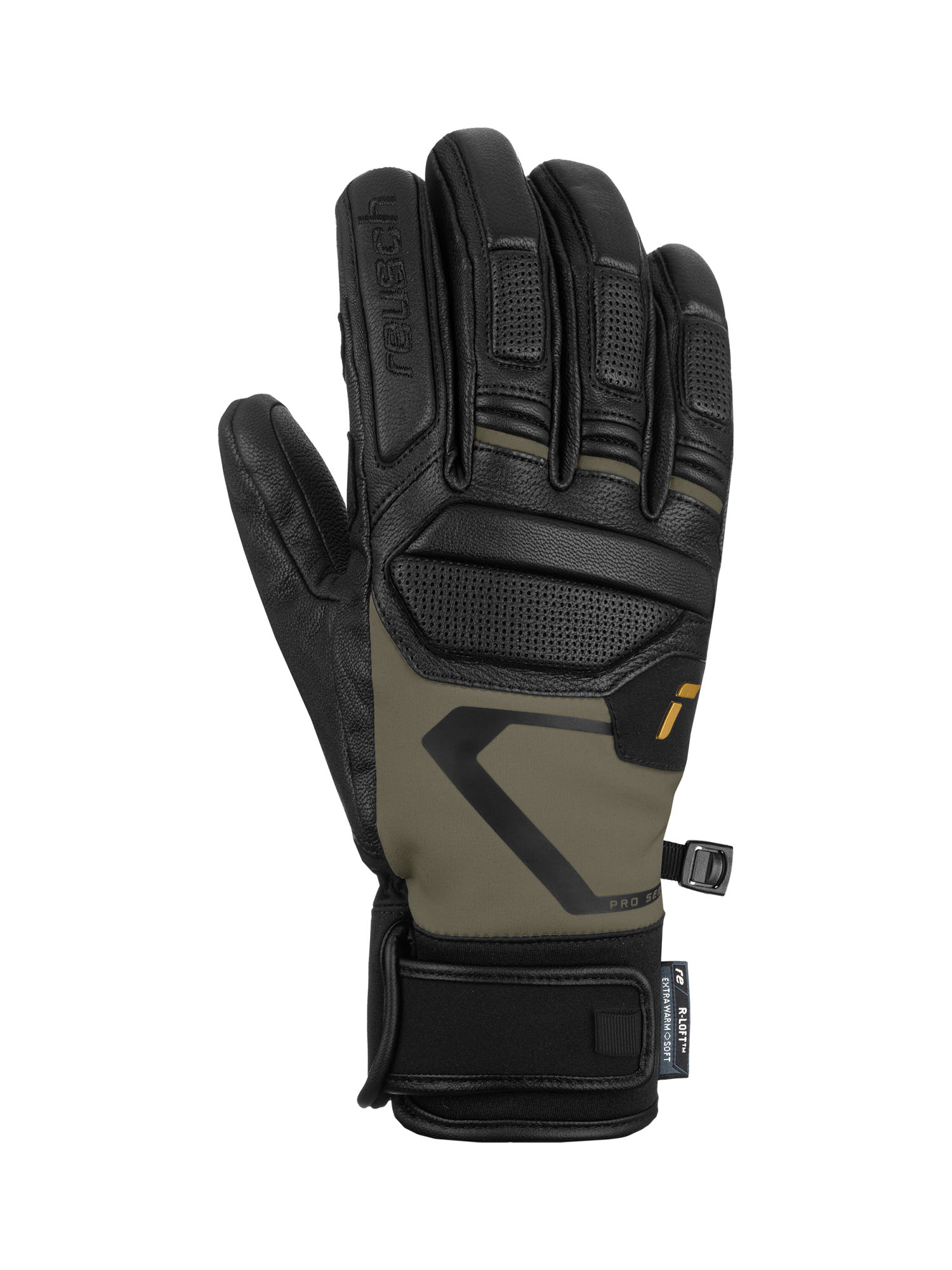 

Перчатки Reusch Pro Rc Black/Burnt Olive/Gold (Inch (Дюйм):9,5), Черный;коричневый, Pro Rc
