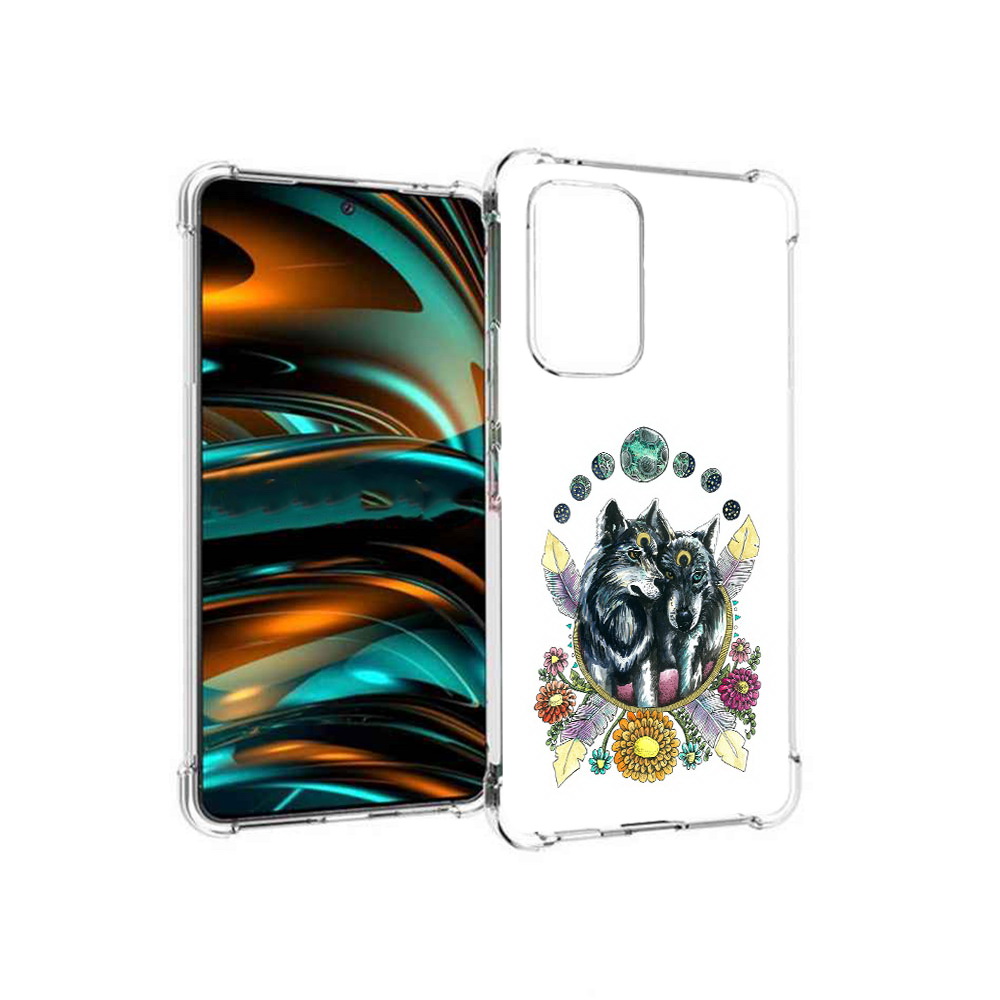 

Чехол MyPads Tocco для Samsung Galaxy A53 5G красивые волки абстракция (PT226911.521.408), Прозрачный, Tocco