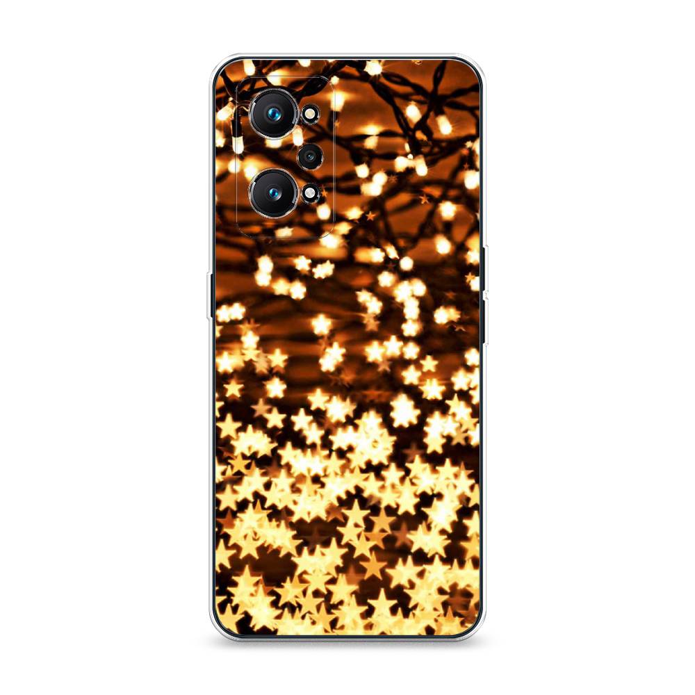 

Чехол на Realme GT Neo 2 "Новогодняя гирлянда", Золотистый, 257750-5