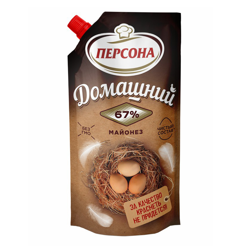

Майонез Персона Домашний 67% 370 мл