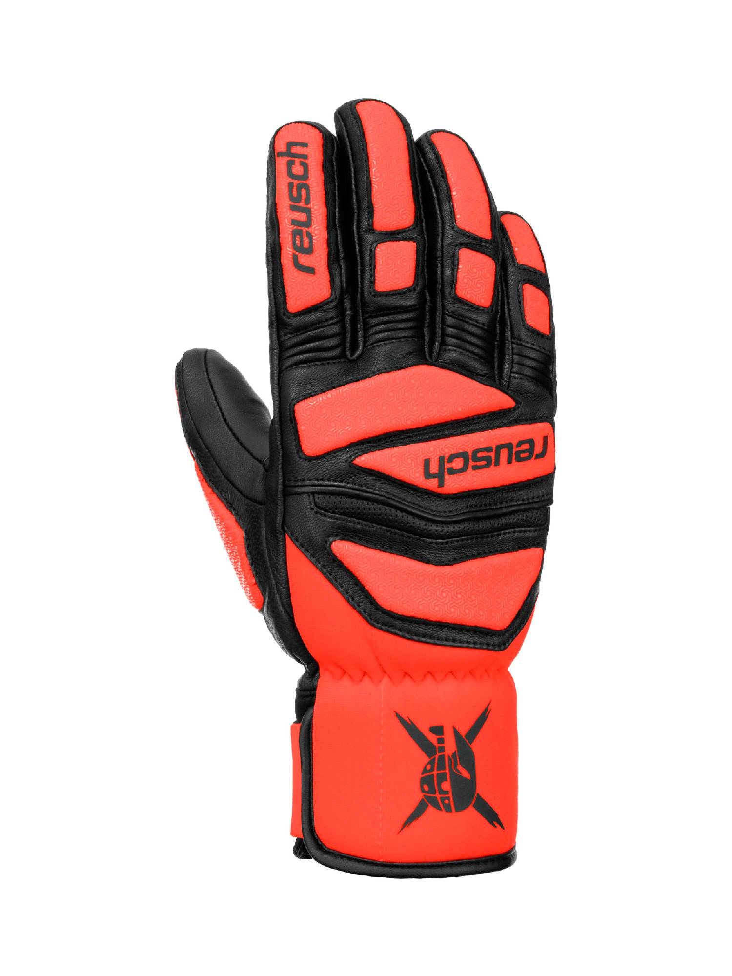 

Перчатки Reusch Worldcup Warrior Dh Black/Fluo Red (Inch (Дюйм):9), Черный;красный;белый, Worldcup Warrior Dh