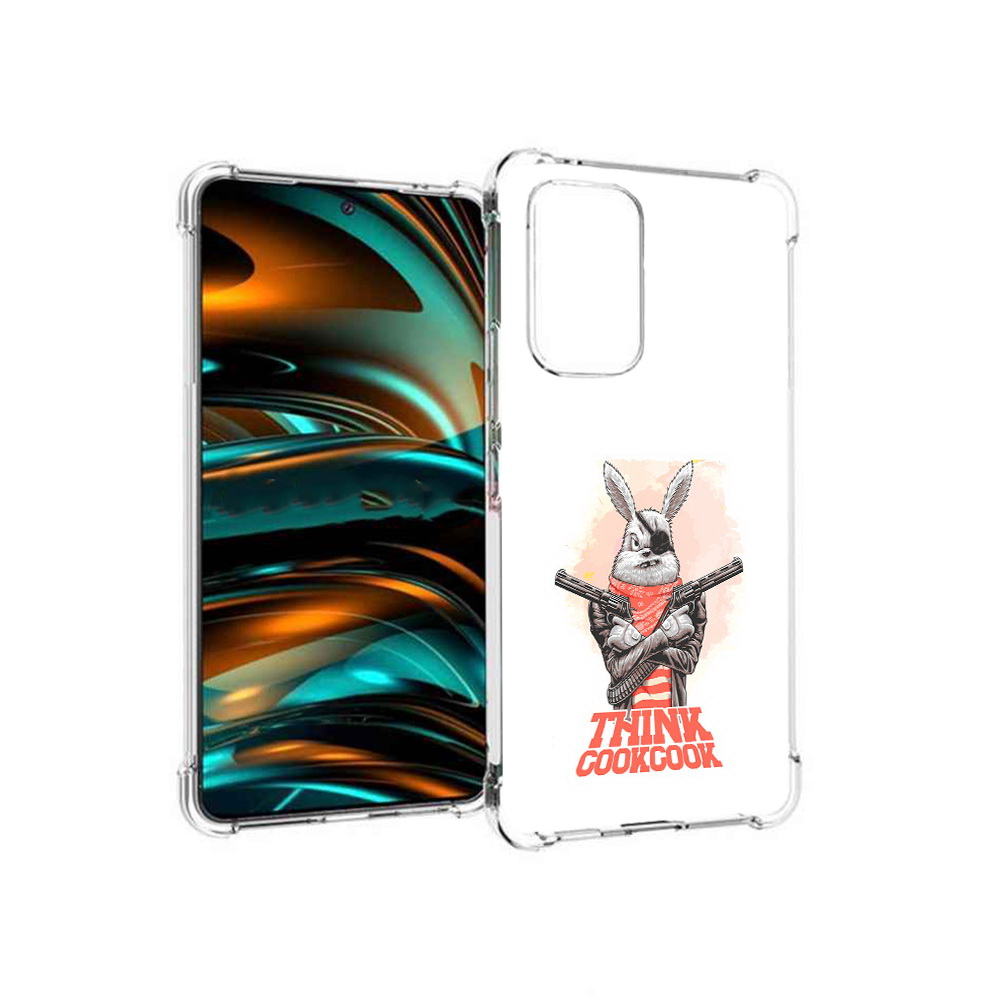 

Чехол MyPads Tocco для Samsung Galaxy A53 5G кролик пират (PT226911.521.419), Прозрачный, Tocco