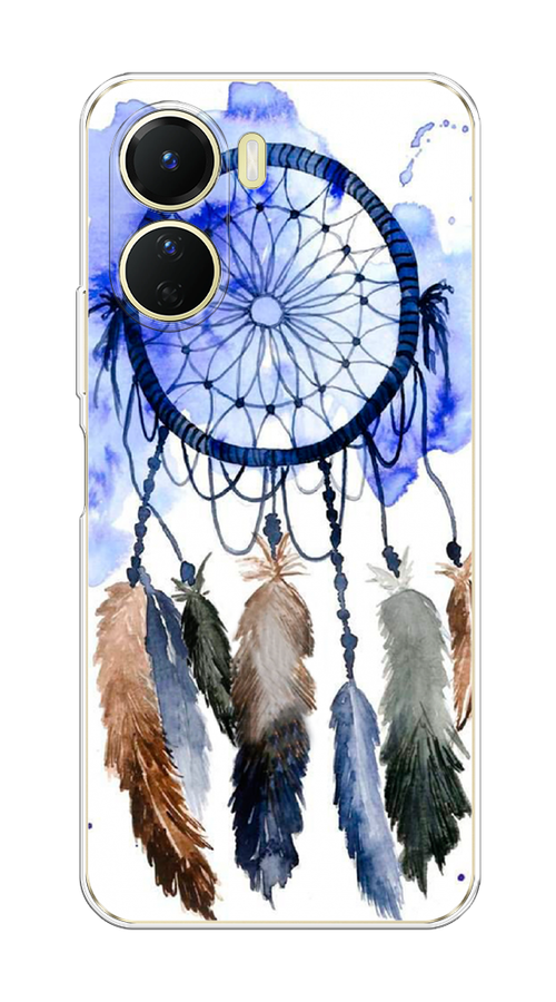 

Чехол на Vivo Y16 "Ловец снов 1", Коричневый;синий, 267850-1