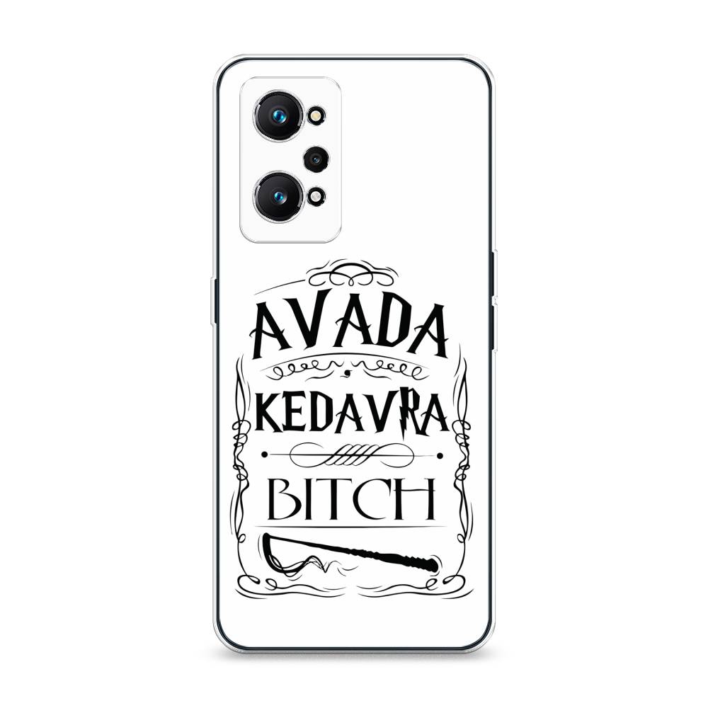 

Чехол на Realme GT Neo 2 "Avada kedavra bitch", Белый;серый;черный, 257750-6