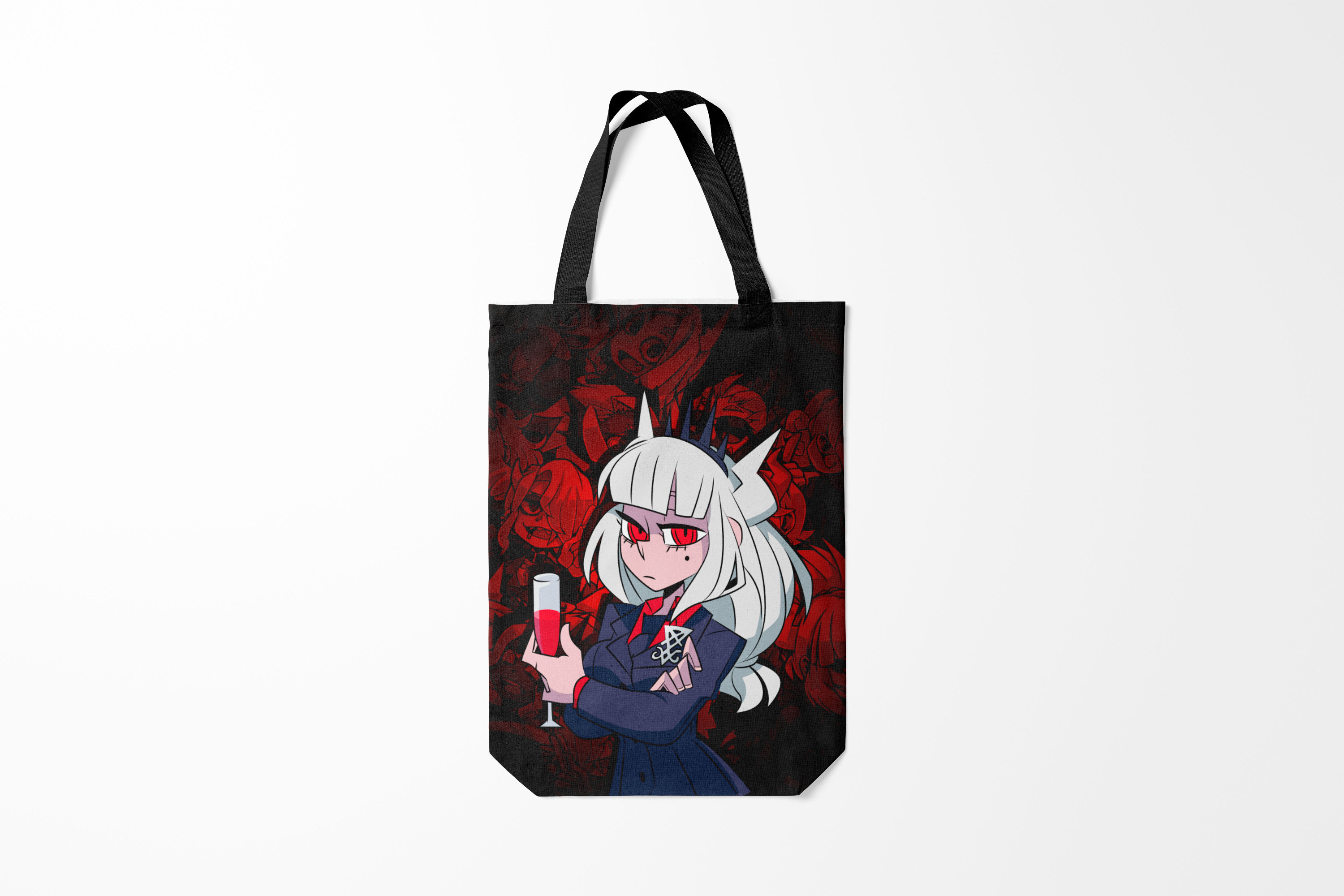 

Сумка шoппер унисекс Burnettie Helltaker LUCIFER,, Helltaker LUCIFER