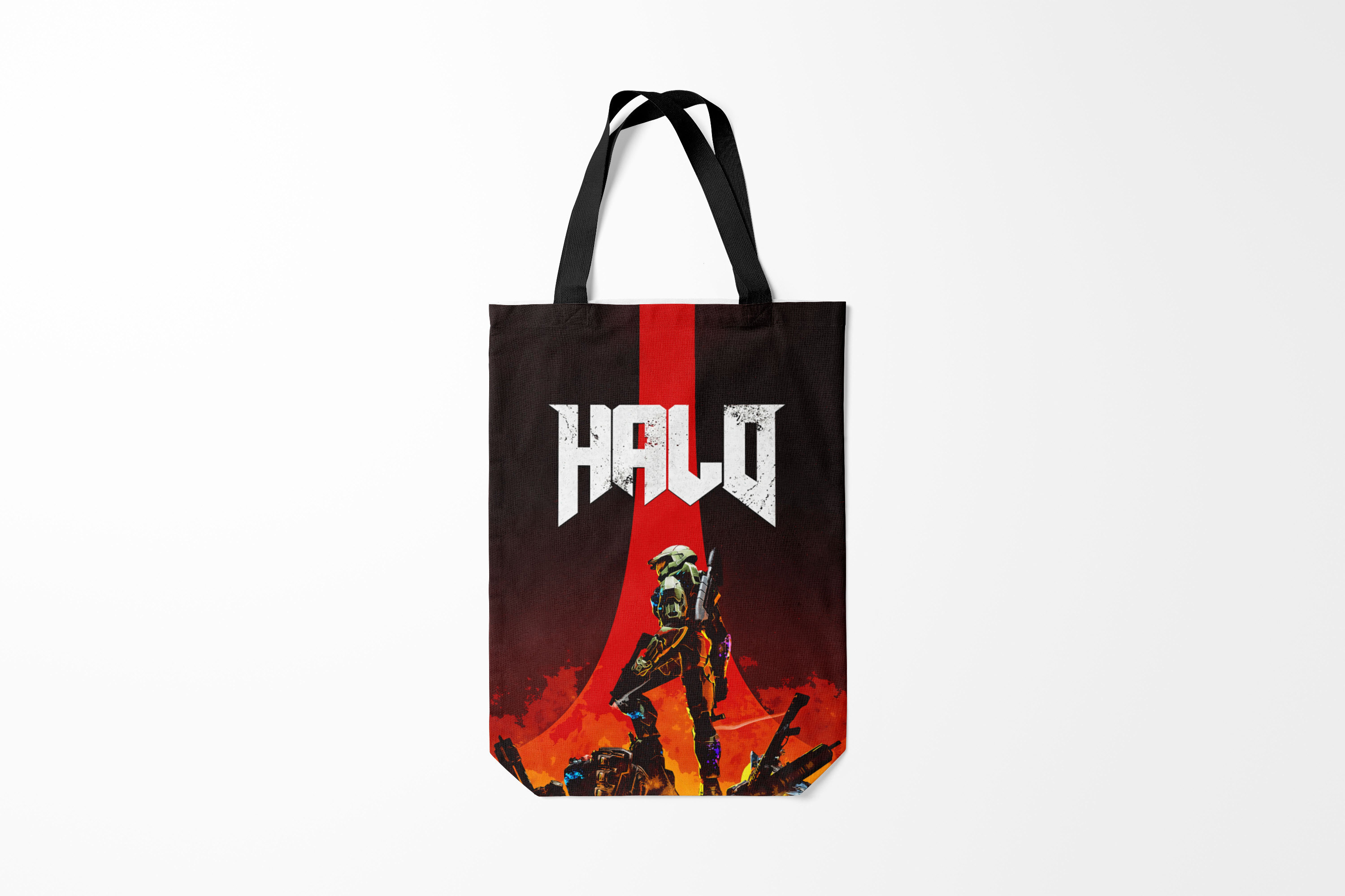 

Сумка шoппер унисекс Burnettie Halo x DOOM,, Halo x DOOM