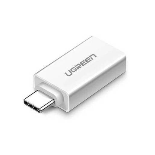 Адаптер UGREEN US173 (30155) USB-C to USB 3.0 A Female Adapter белый