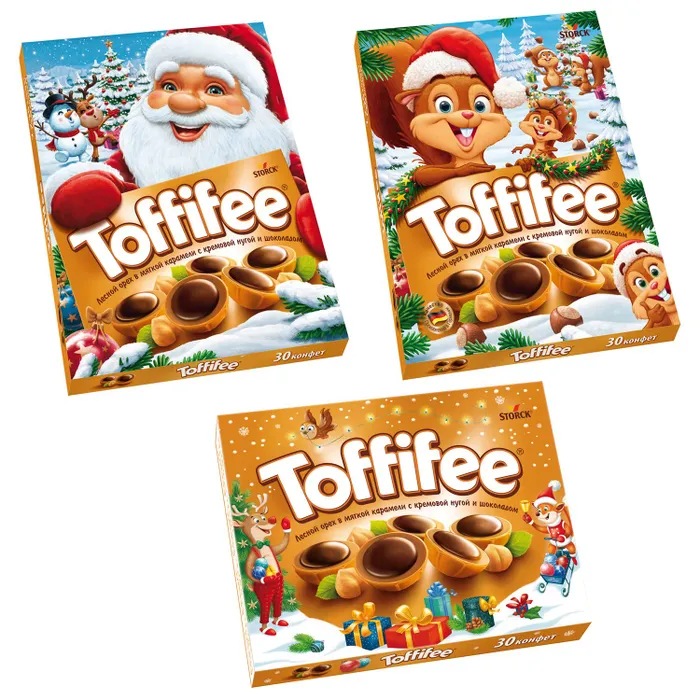 Конфеты Toffifee Новый год 250 г