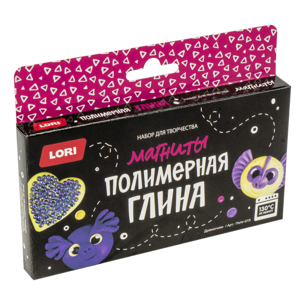 

Набор для творчества Полимерная глина Магниты Дракончики Lori